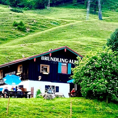 Bruendling-Alm Berggasthof Auf 1167M Auf Dem Hochfelln Hotel แบร์เกน ภายนอก รูปภาพ