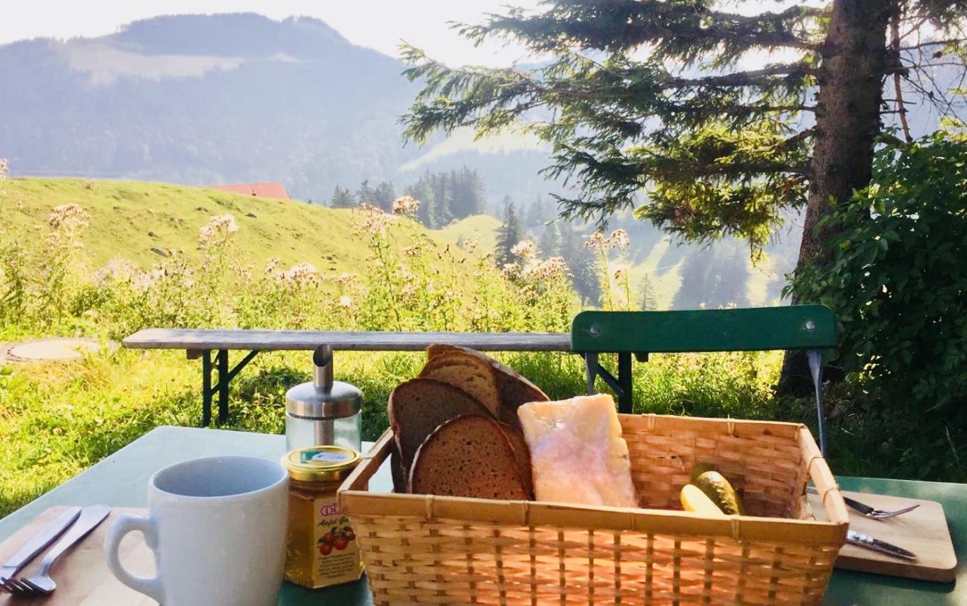 Bruendling-Alm Berggasthof Auf 1167M Auf Dem Hochfelln แบร์เกน ภายนอก รูปภาพ